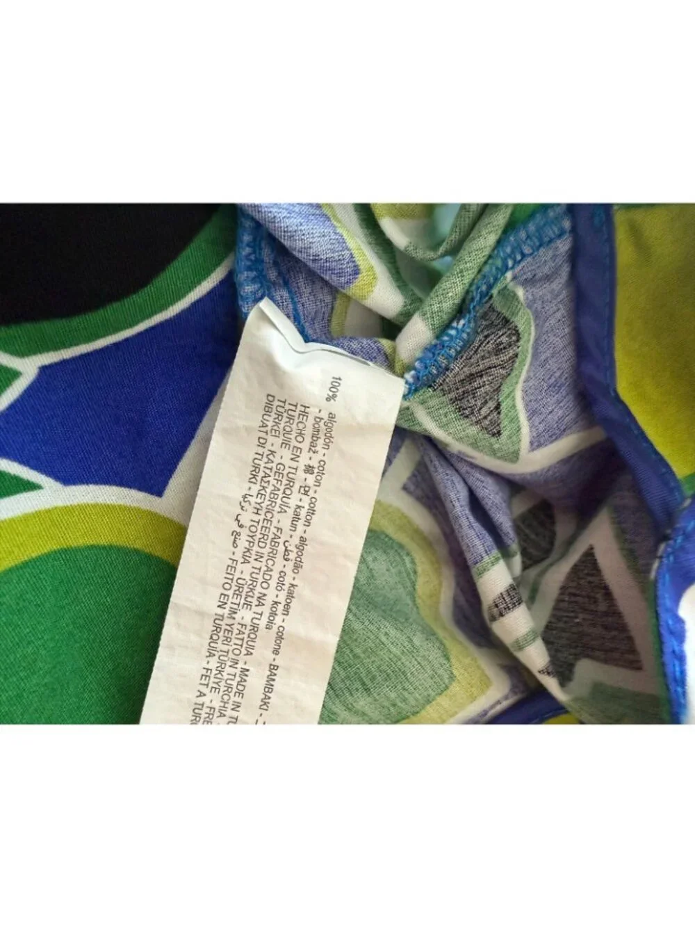 Zara printed pareo skort Women’s Floral green size medium faux wrap colorful